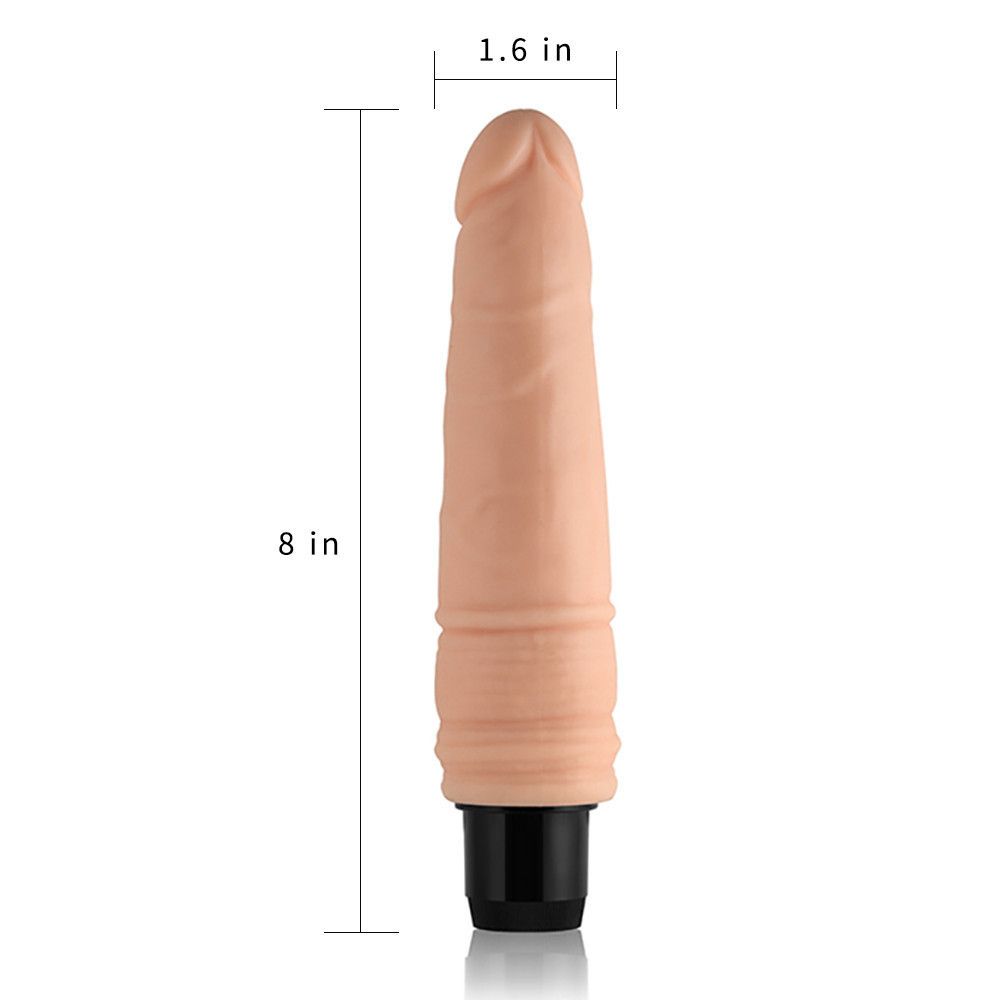 Реалістичний вібратор - Xtreme Feel Vibrator Flesh 7.5" Sex Aura Київ - фото 6
