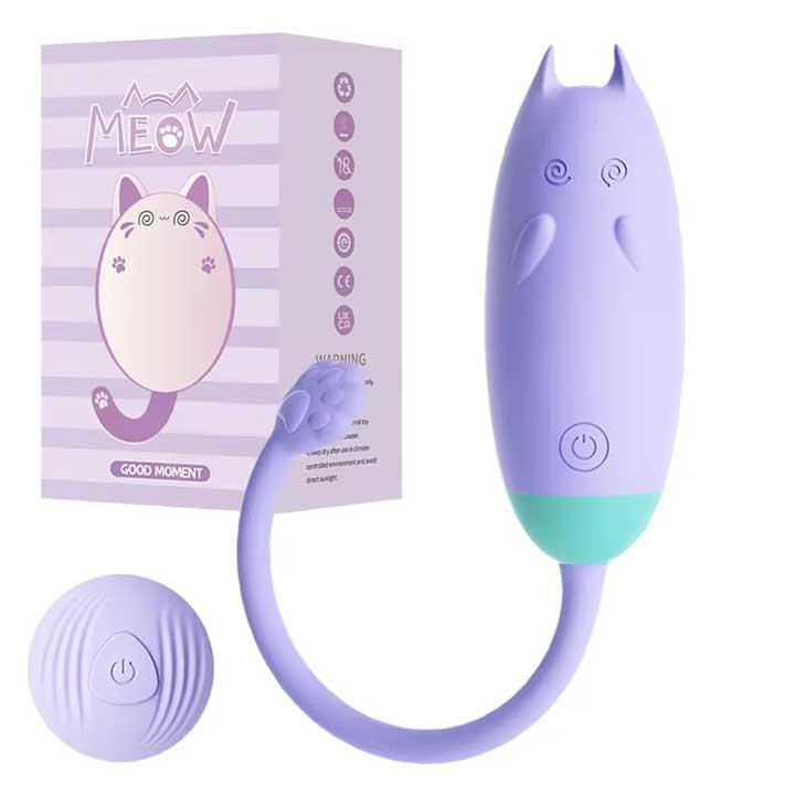 Кліторальний вібратор кішечка Lilo "We Love QiQi" USB фіолетовий Вінниця - фото 1