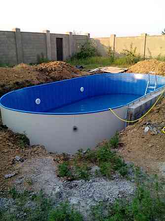 Басейн швидкозбірний овальний IBIZA (Ібіца) 5 х 11 х 1.5 метра стаціонарний Київ