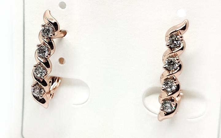 Серьги женские витые Киев - изображение 1