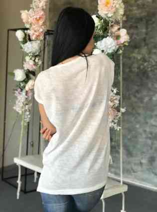 Футболка жіноча в смужку 46 різнобарвний Київ