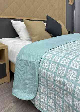 Покривало Decorator Bianca 215х240 см блакитний з білим (85-203) Київ