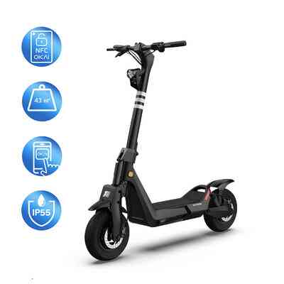 Електросамокат OKAI ES800 Panther Off-Road Black 12", 1500(3000)W, Dual Motor, 19,2Ah, 50km, 60kmh, 35%, NFC, App, 43kg (ES800-B) Киев