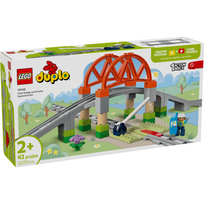 Конструктор LEGO DUPLO Town Додатковий набір. Залізничний міст і колії (10426) Вінниця - фото 1