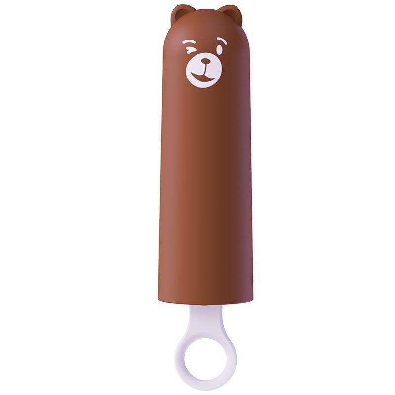 Вибратор CuteVibe Teddy Brown (Pink Dildo), реалистичный вибратор под видом мороженого Sex Aura Киев - изображение 1