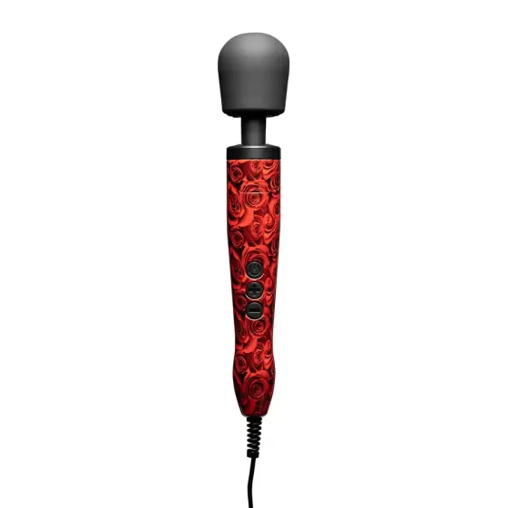 Вібромасажер DOXY Original ROSE PATTERN, дуже потужний, живлення 220В, пульсівні вібрації Львів