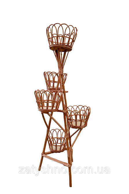 Подставки плетеные из лозы на балкон Киев - изображение 1