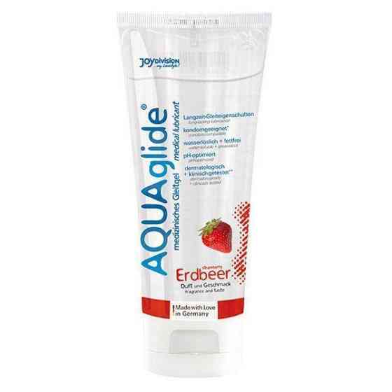 Лубрикант AQUAglide Strawberry 100ml Sex Aura Київ