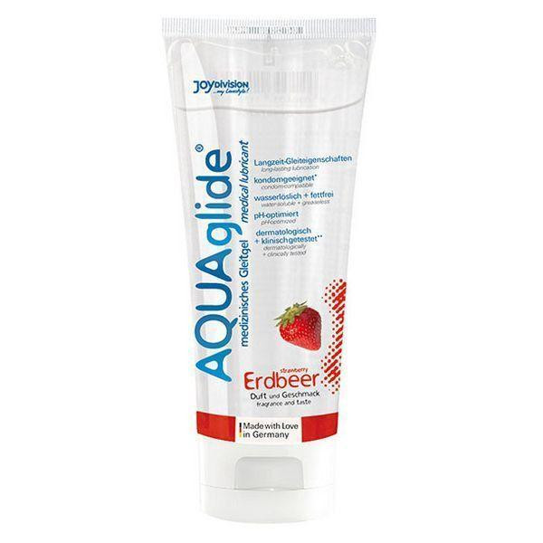 Лубрикант AQUAglide Strawberry 100ml Sex Aura Київ - фото 1