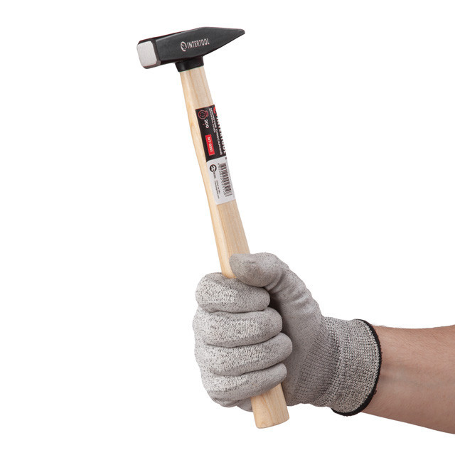 Молоток слесарный, 200 г, ручка из ясеня INTERTOOL HT-0251 Киев - изображение 9