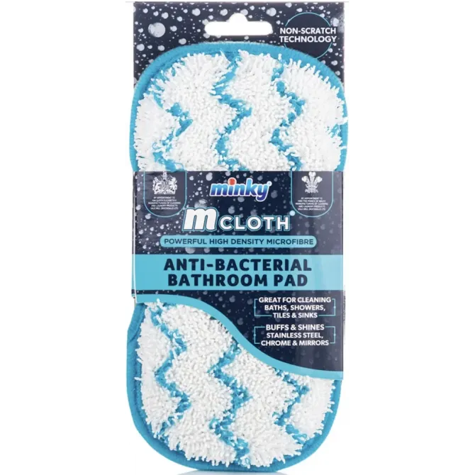 Minky M-Cloth Anti Bacterial Bathroom Cleaning Pad антибактериальный пад для уборки ванной комнаты Львов - изображение 1