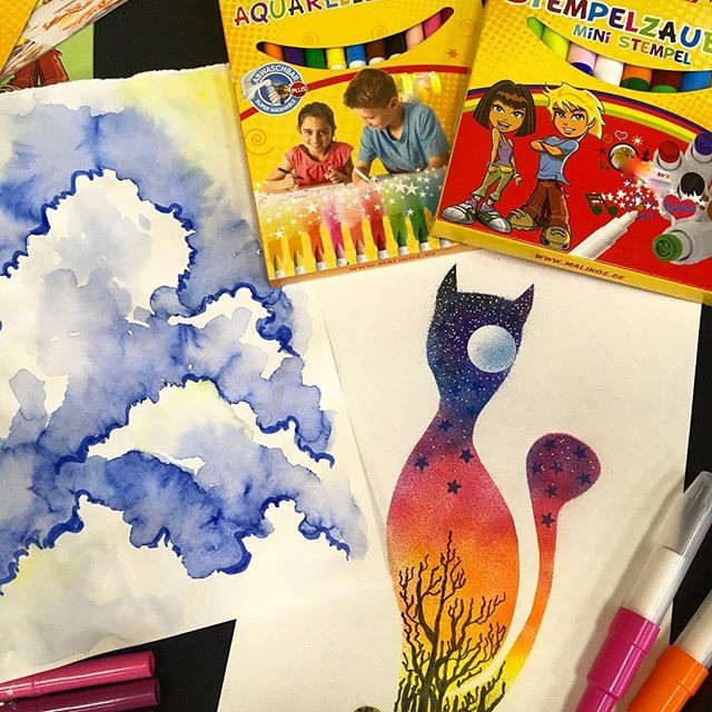 Акварельні Фломастери MALINOS Aquarellzauber на водній основі 12 шт Киев - изображение 7