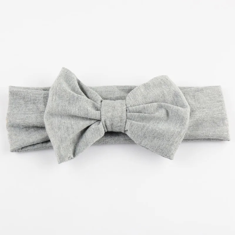 Пов'язка на голову дитяча широка one size сірий Київ - фото 1