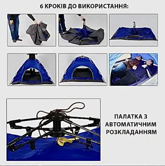 Digital Палатка автоматическая местная Камуфляж 4-х местная Киев - изображение 3