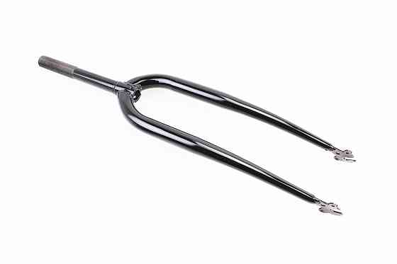 Вилка 28" з різьбою 1" (25,4мм), шток 200мм, чорна (можливі подряпини, дефекти фарбування) Київ