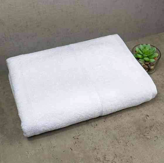Набір рушників велюр/махра 3шт GM Textile 50x90см, 50x90см, 70x140см Premium Milado 550г/м2 (Білий) Суми