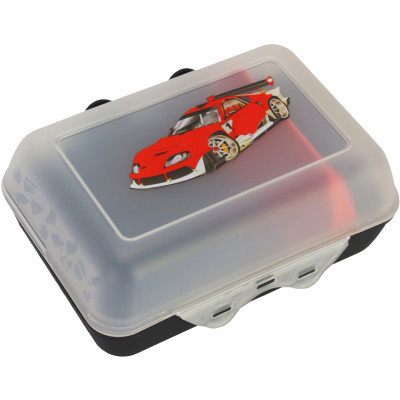 Ланч-бокс детский Optima SPEED 850 мл, черный (O98110) Винница - изображение 1