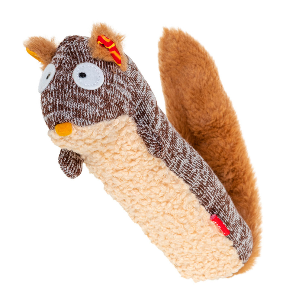Игрушка для собак Белка с пищалкой GiGwi Plush Friendz, текстиль, 29 см Киев - изображение 1
