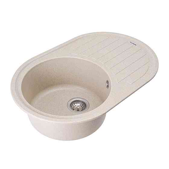 PLATINUM Гранітна мийка для кухні Platinum 7750 LIRA матова Сафарі Київ