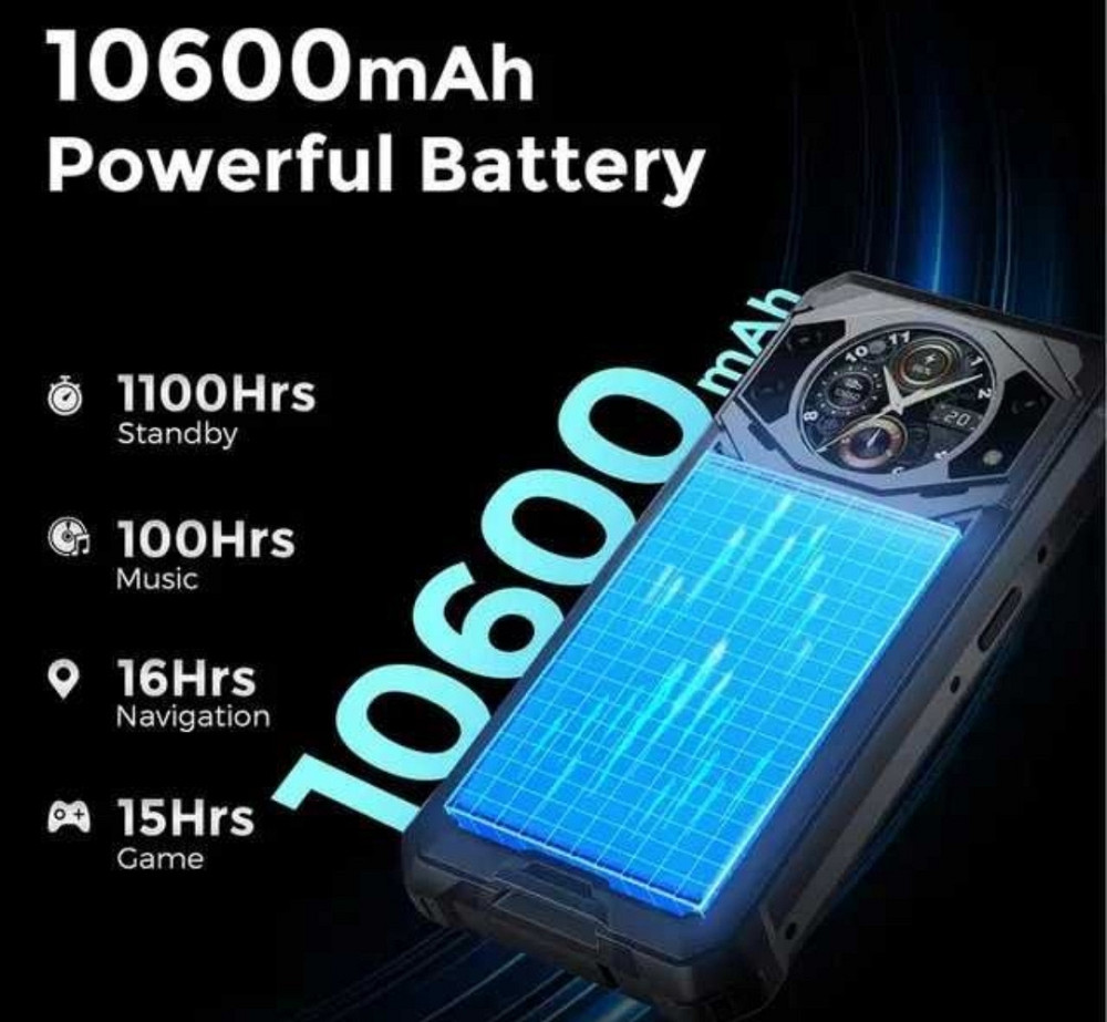 Смартфон Oukitel FOSSIBOT F101 Pro кожа крокодила 10600mAh 8/128Gb NFC Киев - изображение 4