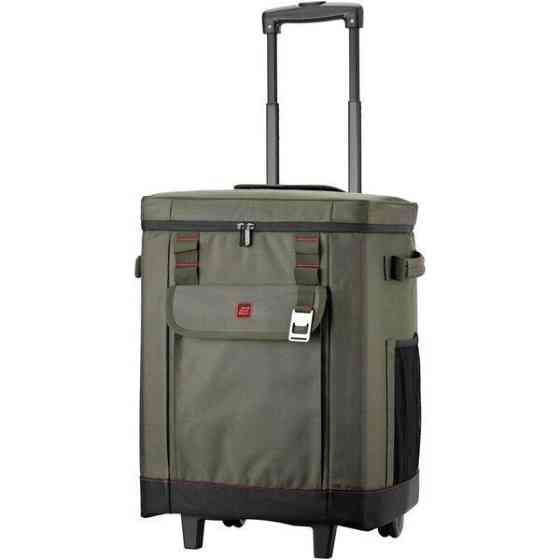 Термосумка на колесах 2E Picnic 50л, темно-оливкова Київ