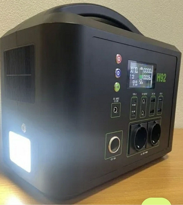 Huada H92 1024Wh 1000W LiFePo4 Портативная зарядная электростанция. Харьков - изображение 2