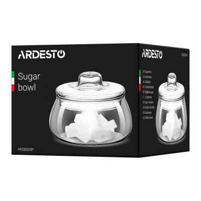 Сахарница Ardesto 500 мл Glass (AR2602SP) Винница