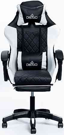 Крісло геймерське DIEGO AERO Black-White Київ