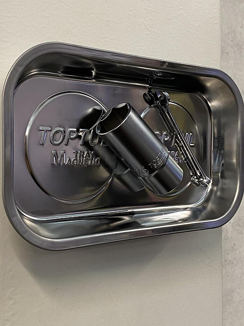 Піддон магнітний прямокутний TOPTUL 240x140x42 мм JJAF2414 Одеса - фото 4