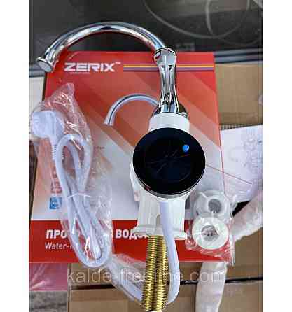 Кран із підігрівом води на мийку ZERIX ELW21-EW з індикатором температури Харків