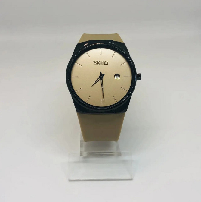 Наручные кварцевые часы Skmei 1509 коричневые Винница - изображение 7