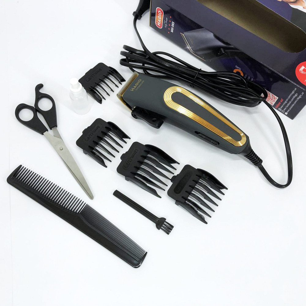 Машинка для стрижки від акумулятора MAGIO MG-593, Набір машинок для стрижки Електромашинка LI-71 Львів - фото 11