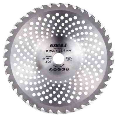 Ніж для тримера Sigma з твердосплавними напайками 255x25.4мм 40Т хвилеподібний (5624621) Вінниця