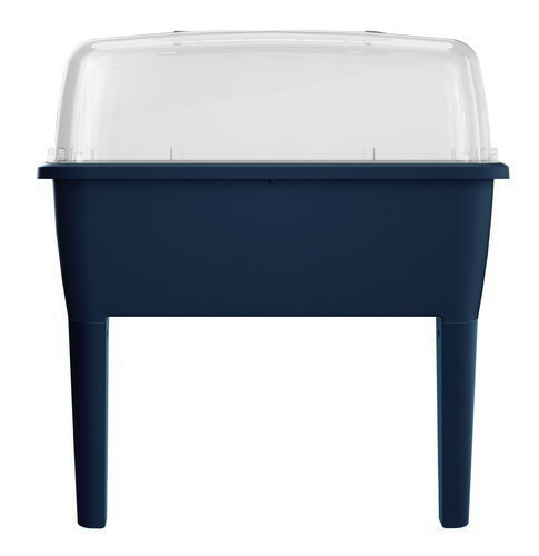 Горщик для рослин у вигляді міні-теплиці PROSPERPLAST RESPANA PLANTER комплект - сірий, 52 л Київ - фото 1