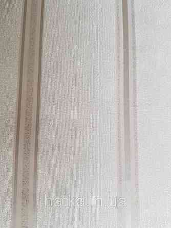 Шпалери вінілові на флізелін метрові Marburg Kingdom 31525 смуги білі бежеві сріблясті Київ
