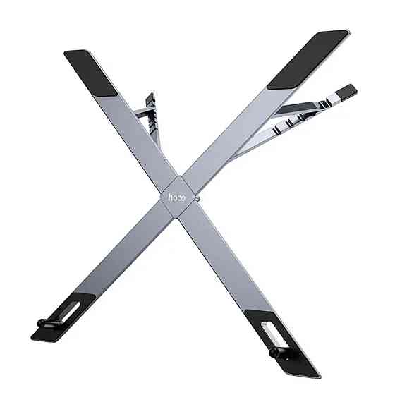 Підставка для ноутбука HOCO HD9 Action metal folding notebook holder Metal gray (6942007626378) Киев
