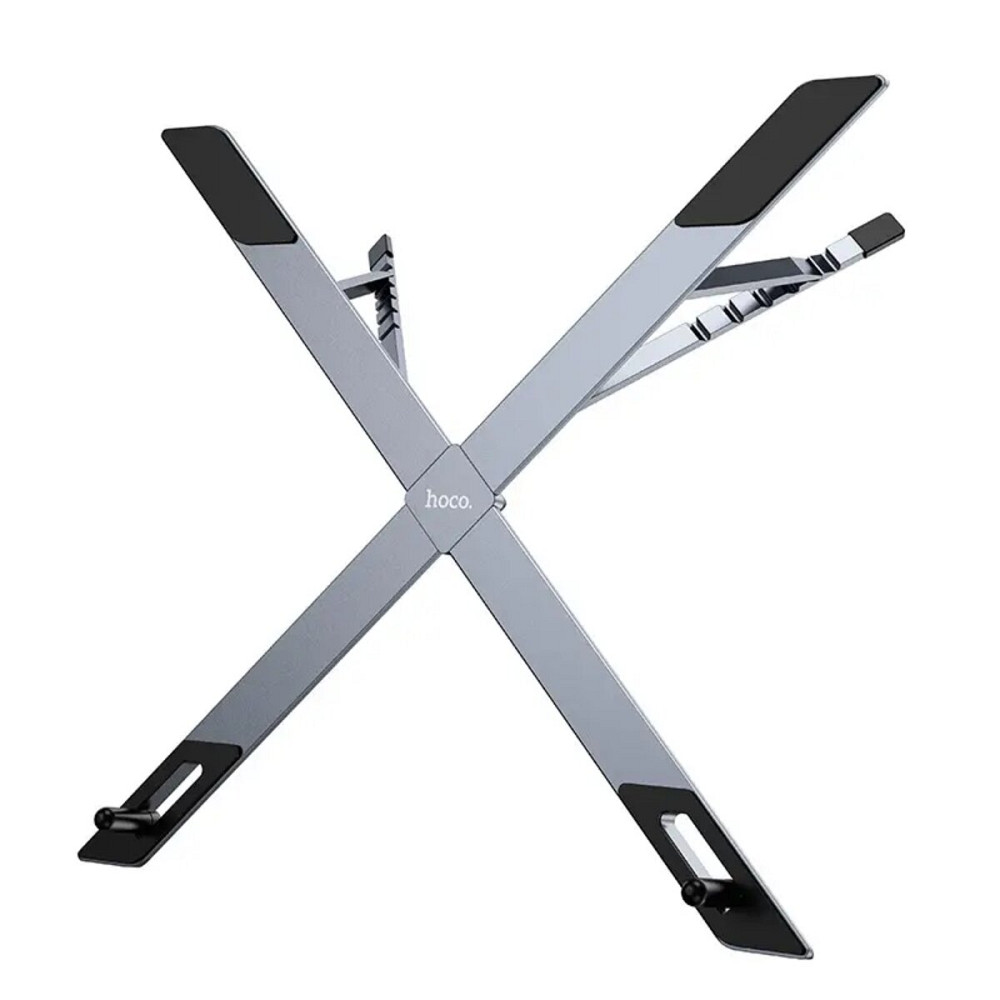 Підставка для ноутбука HOCO HD9 Action metal folding notebook holder Metal gray (6942007626378) Киев - изображение 2