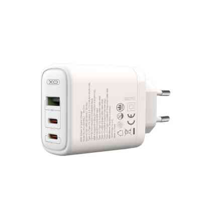 Зарядний пристрій XO 2xUSB-C PD65W + 1xUSB 45W white (СE04-WH) Вінниця