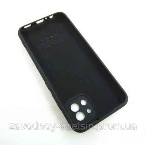 Samsung A03 A035 Чохол силіконовий Захист камери (чорний) Одеса