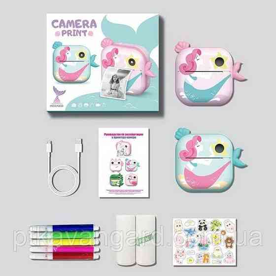 Фотоаппарат принтер детский 