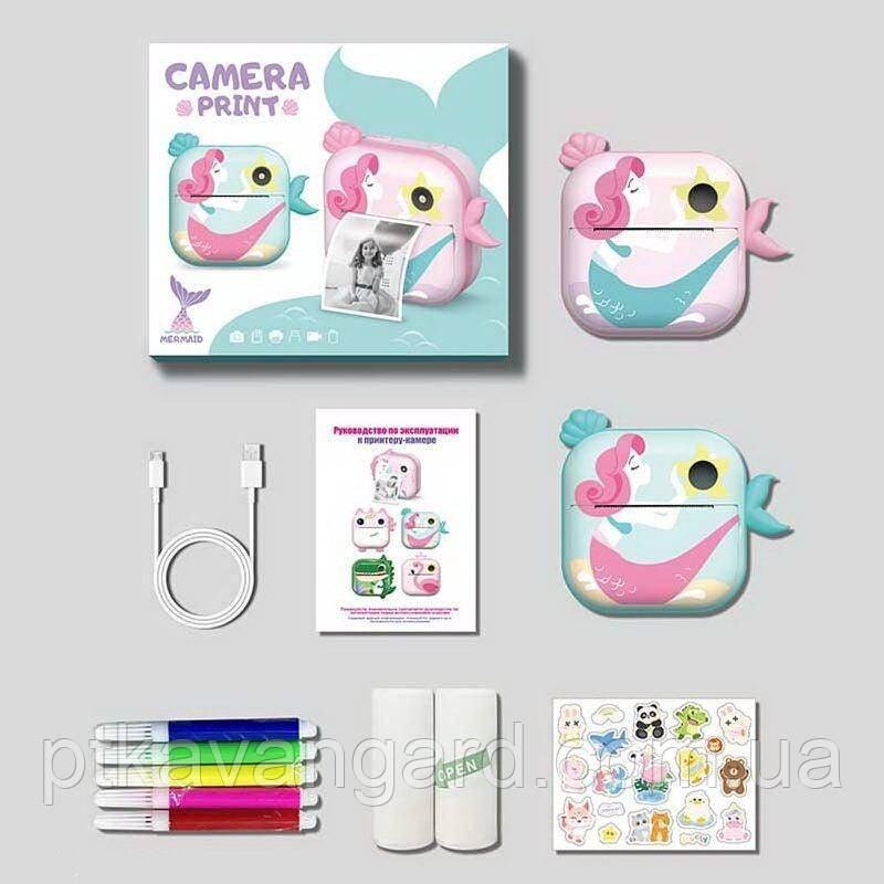 Фотоаппарат принтер детский 