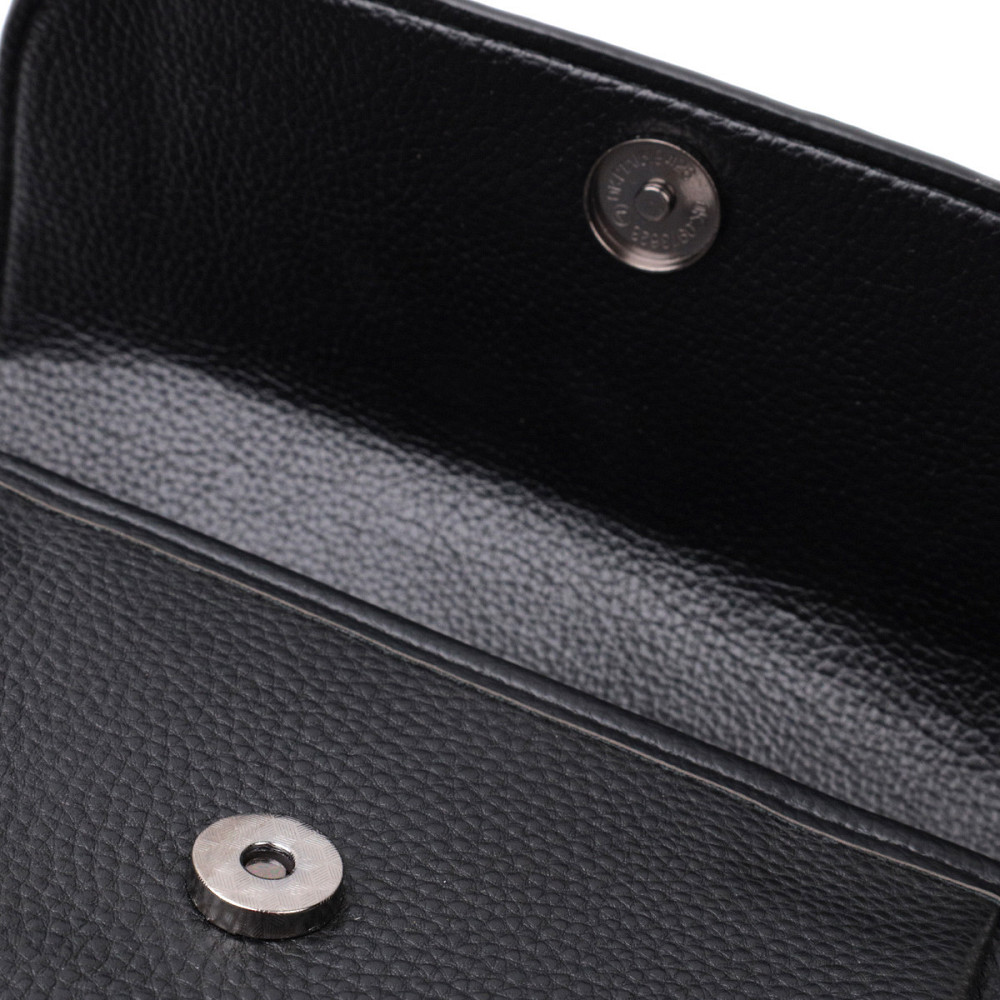 Красивая женская сумка из натуральной кожи Vintage 22330 Черная Киев - изображение 6