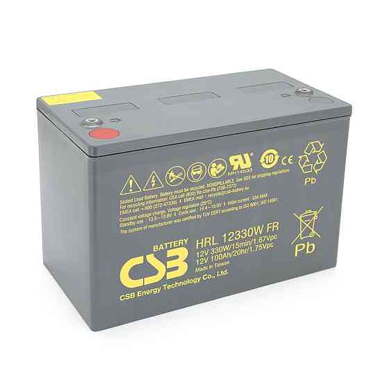 Акумуляторна батарея CSB HRL12330W, 12V 100Ah (308.7х168х210.6(220) Київ