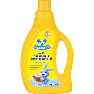 Гель для прання Вухастик Для дитячої білизни 750 мл (4820268100900) Вінниця