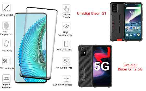 Захисне скло HyperGlass Pro для Umidigi Bison GT, Bison GT 2 5G – максимальна чутливість та захист Київ