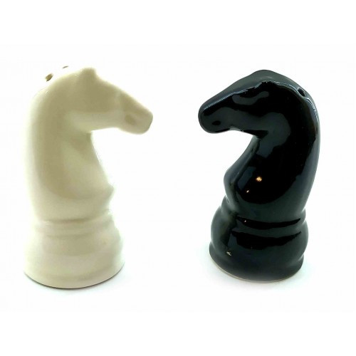 Солонка и перечница из фарфора Два коня Киев - изображение 1