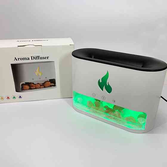 Увлажнитель воздуха в детскую Docsal Flame 3 в 1, Увлажнитель воздуха мини лампа KI-53 Львов