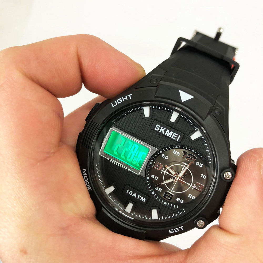 Спортивний водонепроникний годинник SKMEI 1761BKWT, Новий командирський годинник, VX-842 Протиударний годинник Київ - фото 6