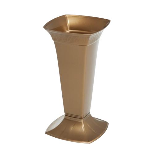 Корпус вази для квітів 39см золотистий металік Ламела Житомир