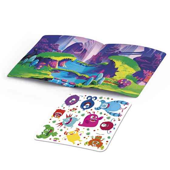 Набір для творчості "Монстрики" VT4206-52, 10 наліпок на планшетці Вінниця